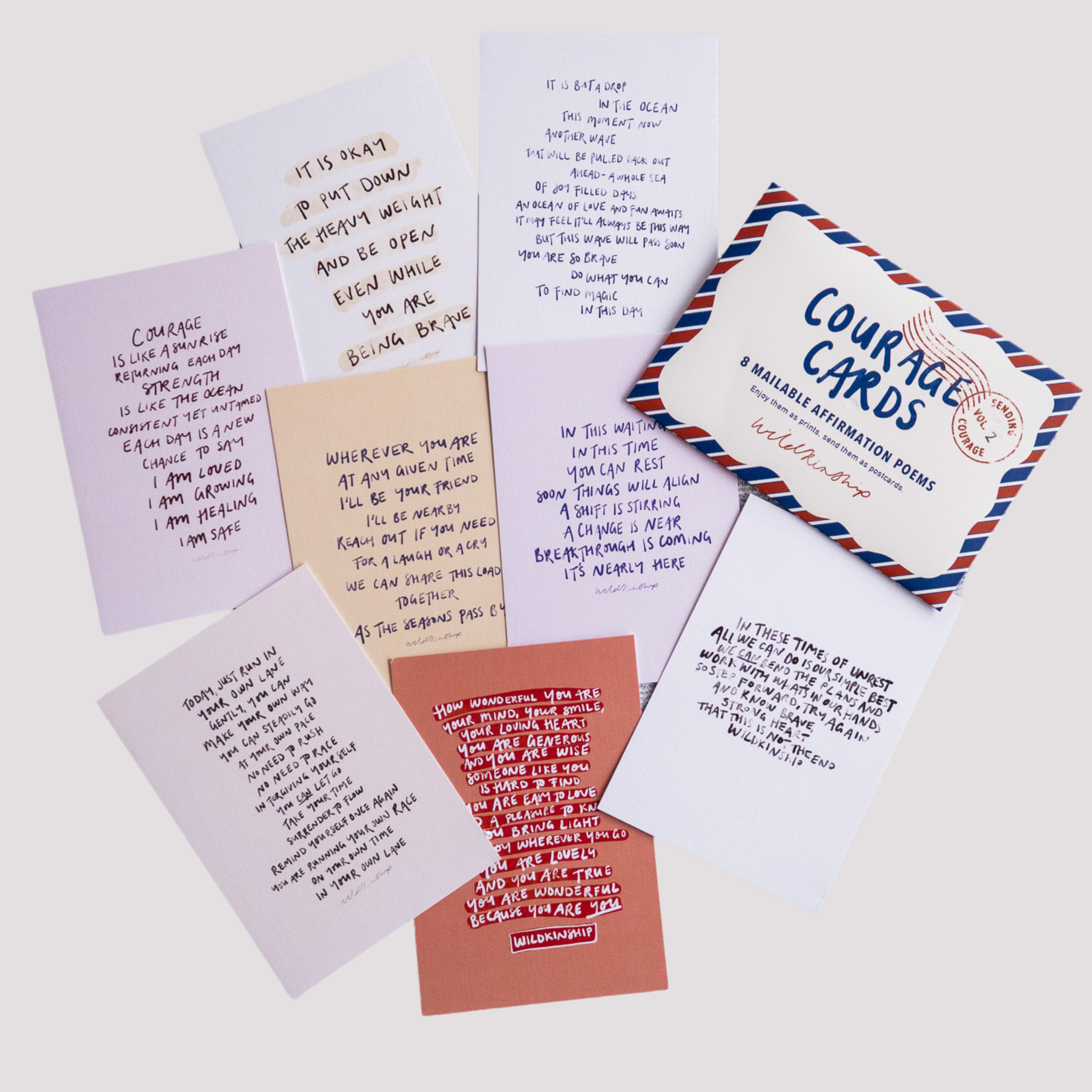 Courage Postcards Vol. 2 (8pk) - Bravery & Forgiveness