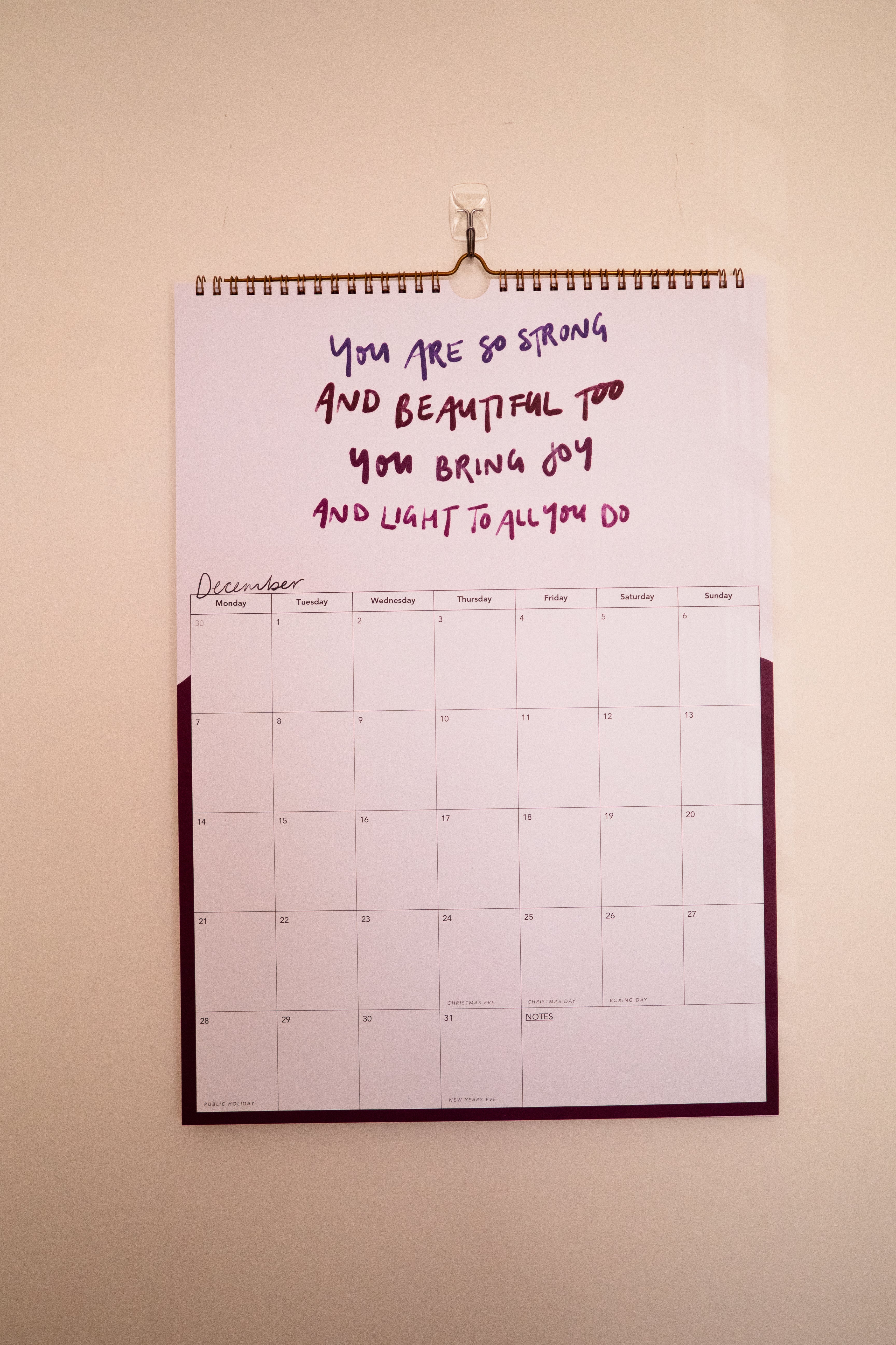 2026 Calendar of Courage