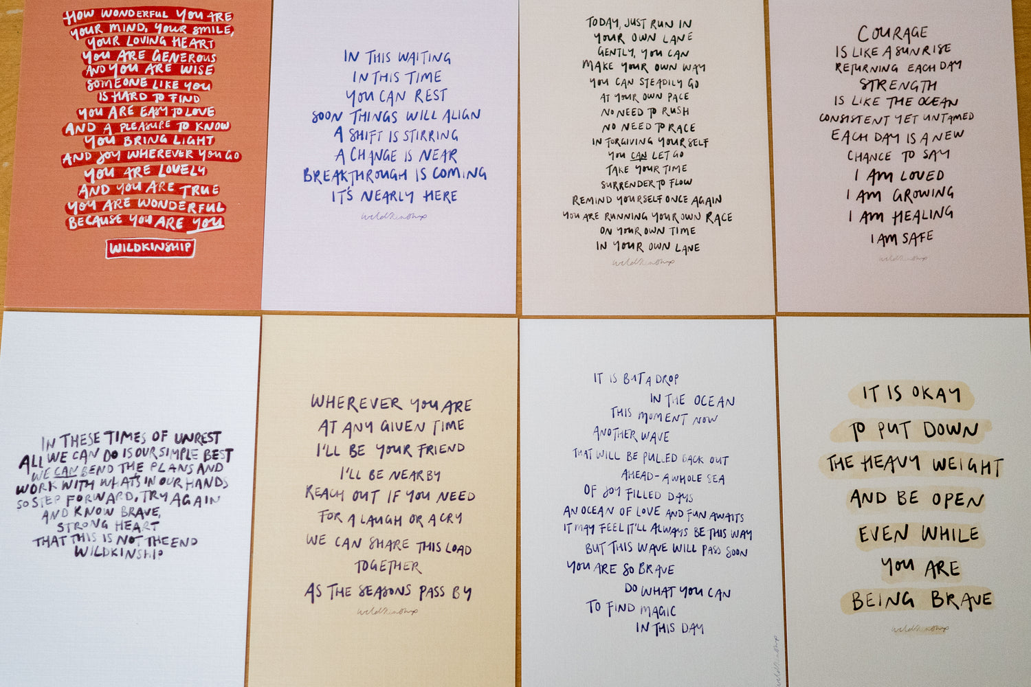 Courage Club - Postcard Subscription