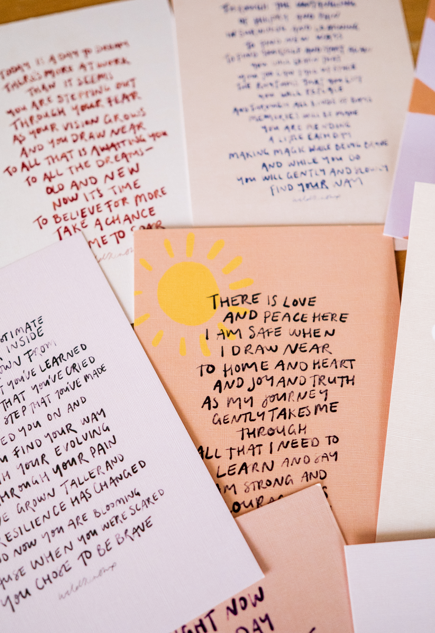 Courage Postcards Vol. 5 (8pk) Theme: Healing & Confidence
