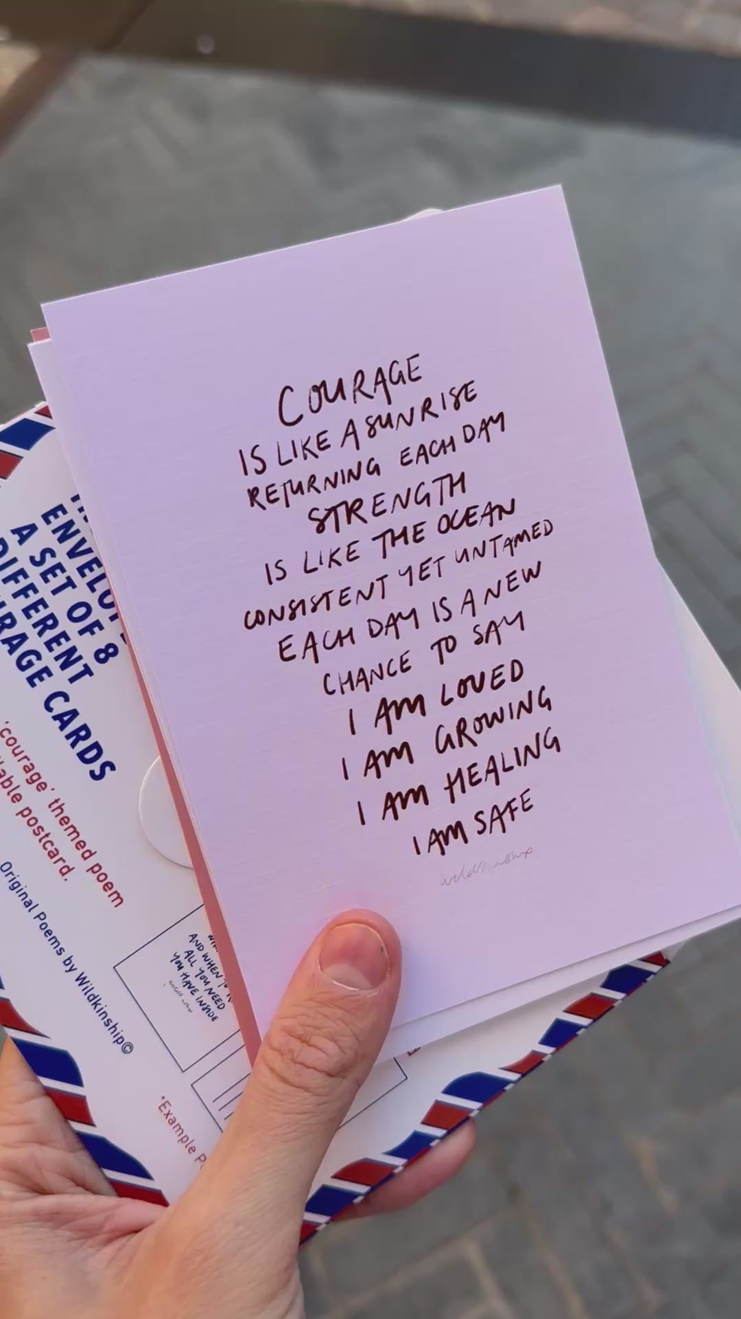 Courage Postcards Vol. 2 (8pk) - Bravery & Forgiveness
