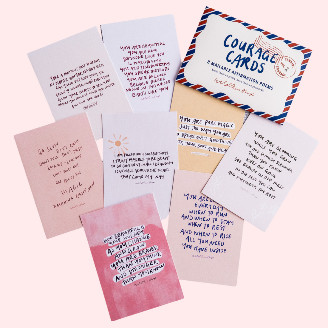 Courage Postcards Vol. 1 (8pk) Everyday Courage