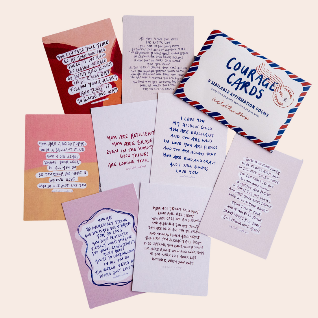 Courage Postcards Vol. 4 (8pk) Theme: Family