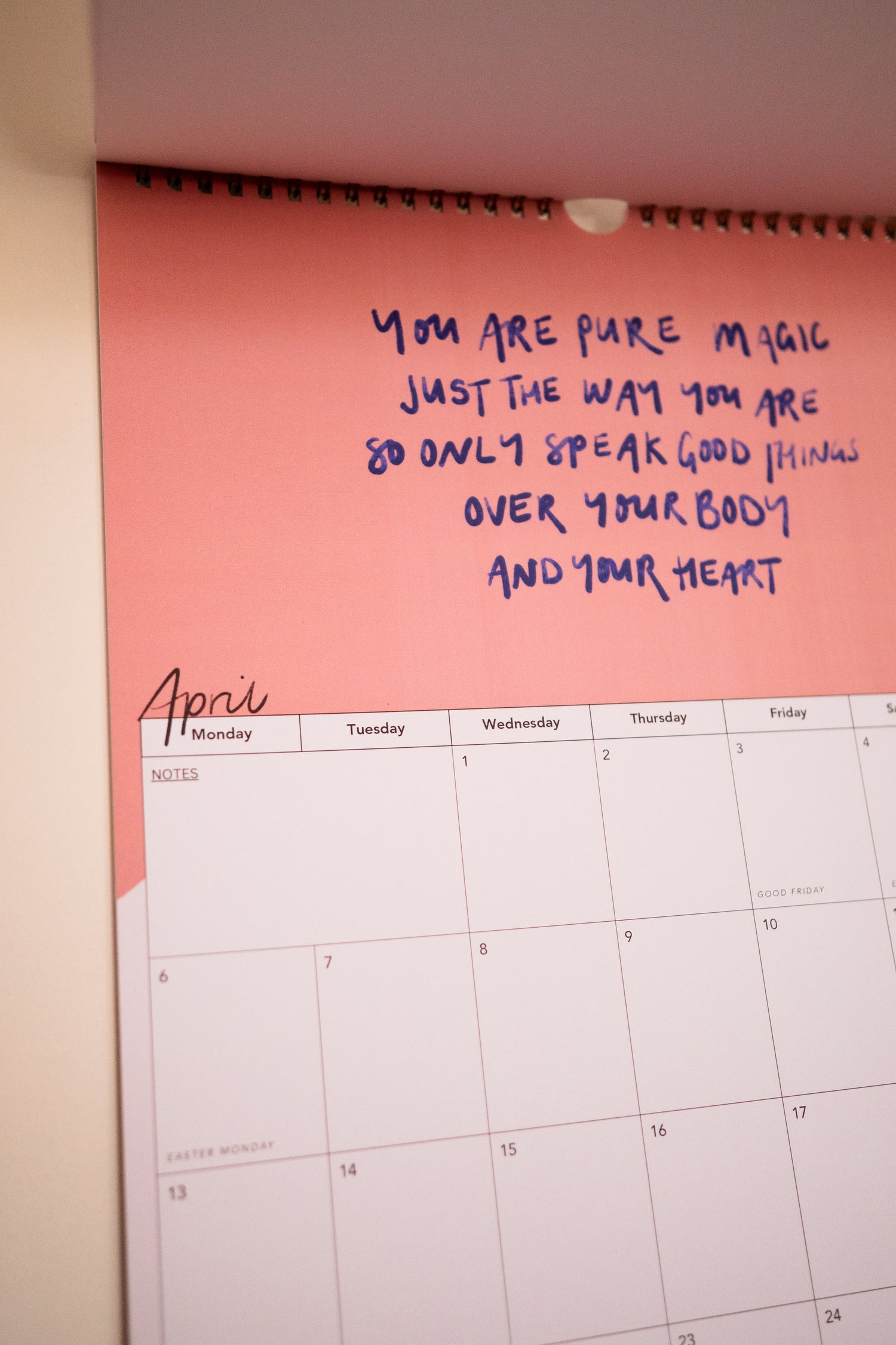 2026 Calendar of Courage