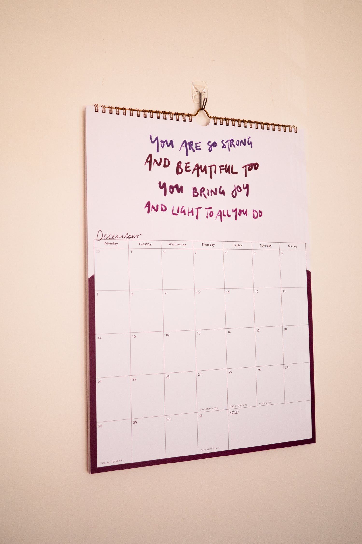 2026 Calendar of Courage