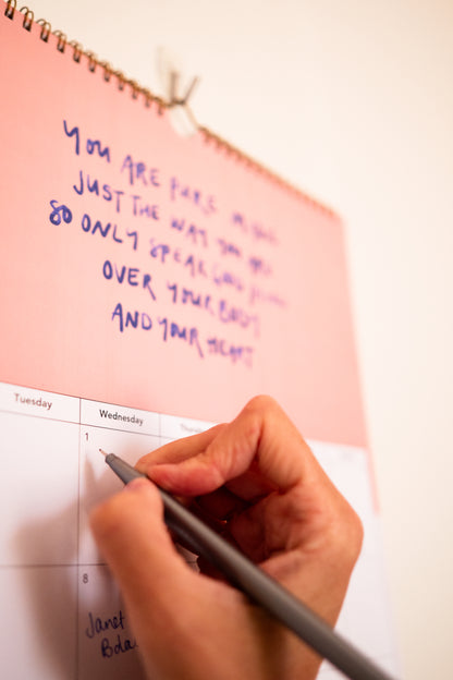 2026 Calendar of Courage