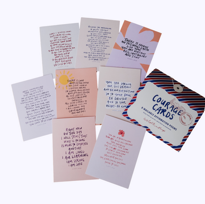 Courage Postcards Vol. 5 (8pk) Theme: Healing &amp; Confidence