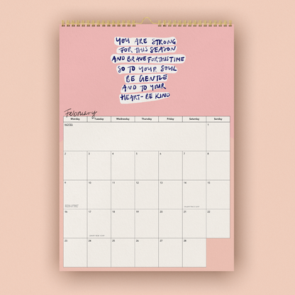 2026 Calendar of Courage