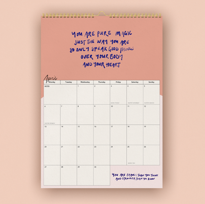 2026 Calendar of Courage