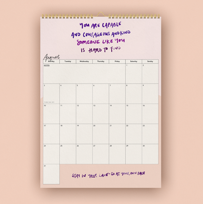 2026 Calendar of Courage