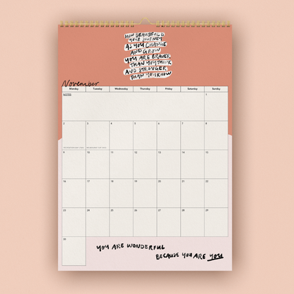 2026 Calendar of Courage